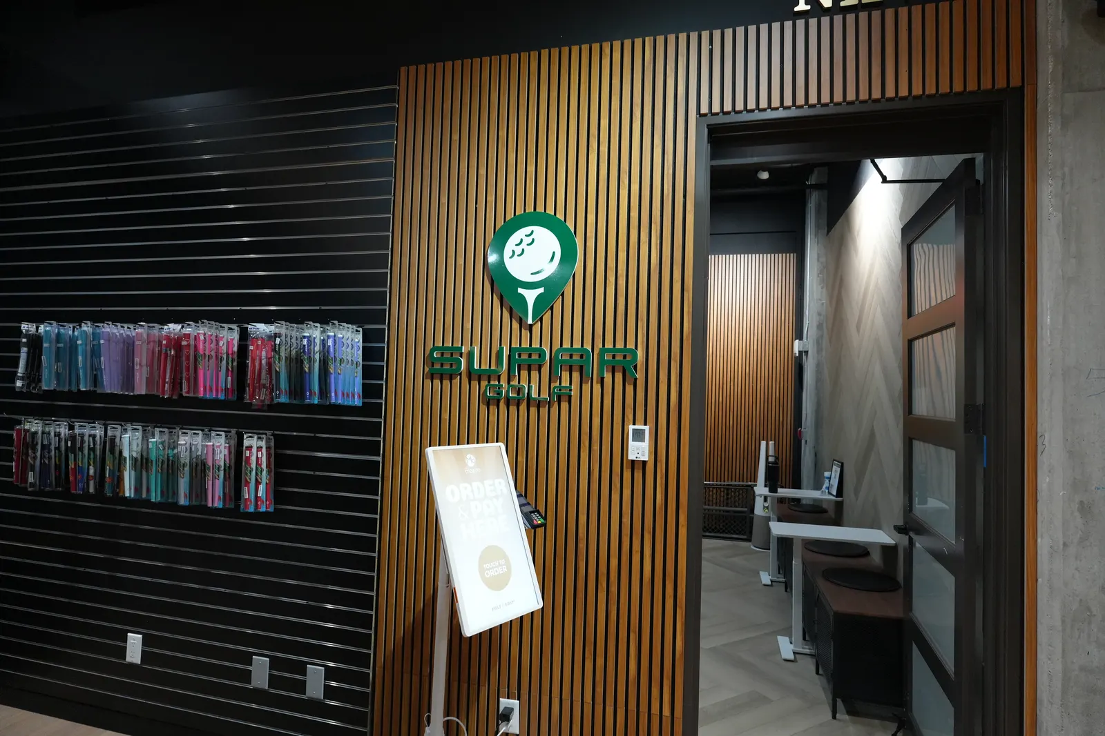 SUPAR Golf Studio event space